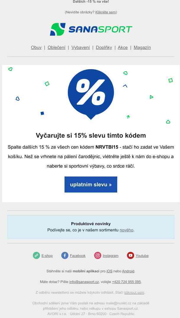 Než přiletí čarodějnice, spalte ještě 15 % ceny