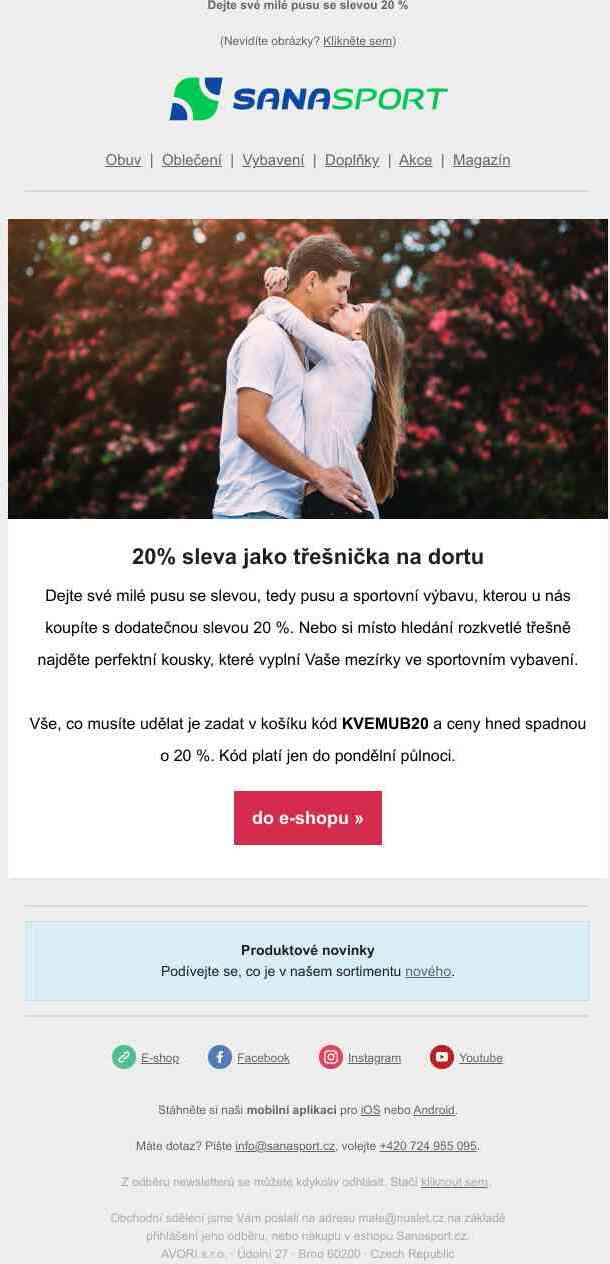 Na 1. máje sleva příjemná je! Dalších -20 % na všechno