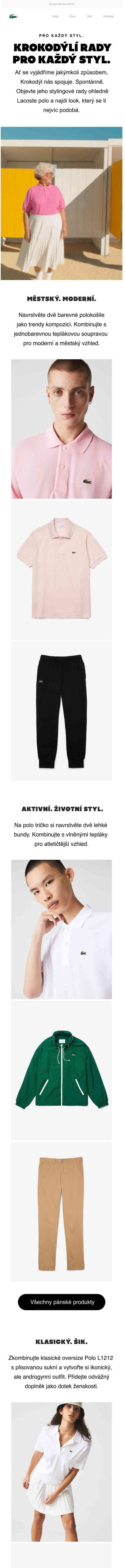 PRO KAŽDÝ STYL