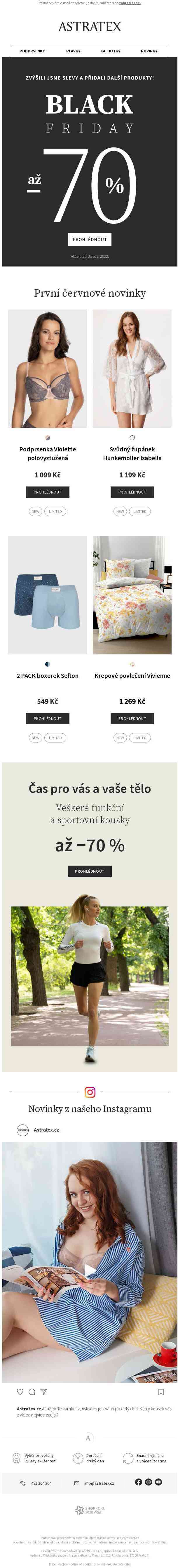 Black Friday se slevami až 70 % zítra končí!