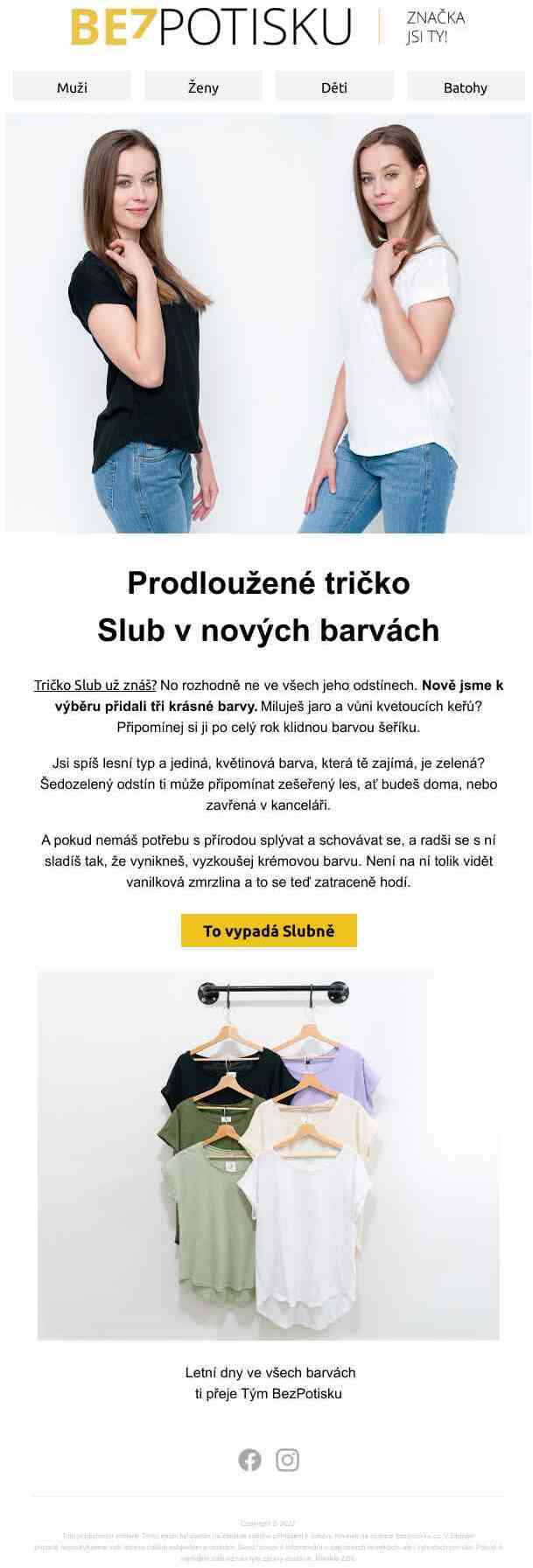 🟡 Tričko Slub už znáš?