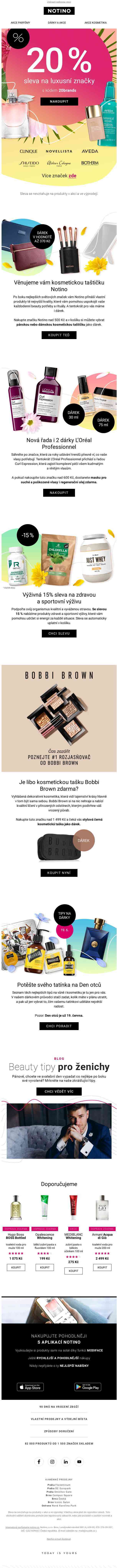 Luxusní sleva 20 % na luxusní značky ✨