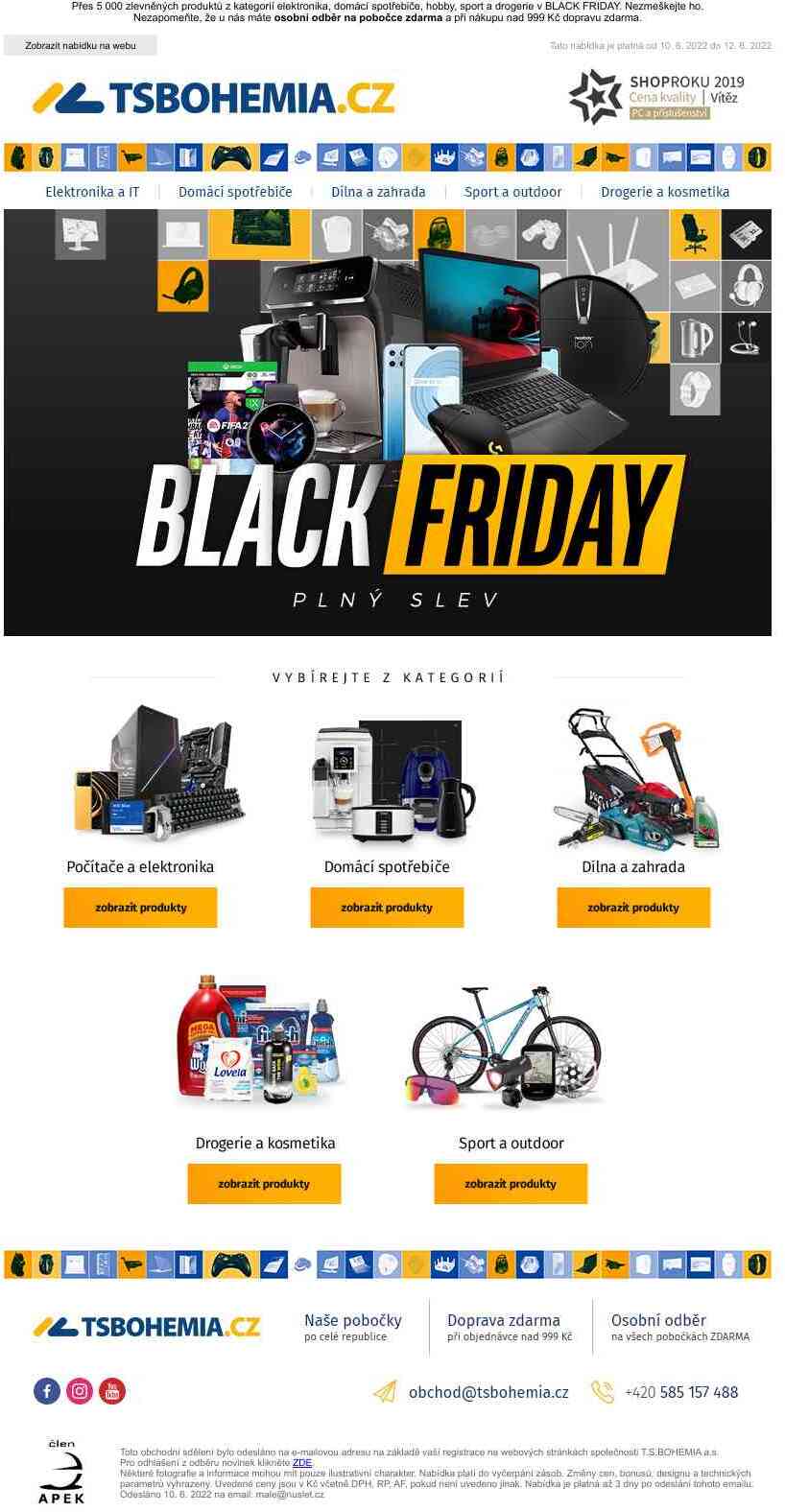 BLACK FRIDAY plný slev