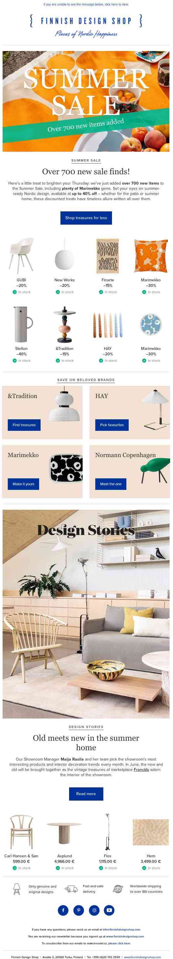 Summer Sale: over 700 items added | Marimekko gems & more