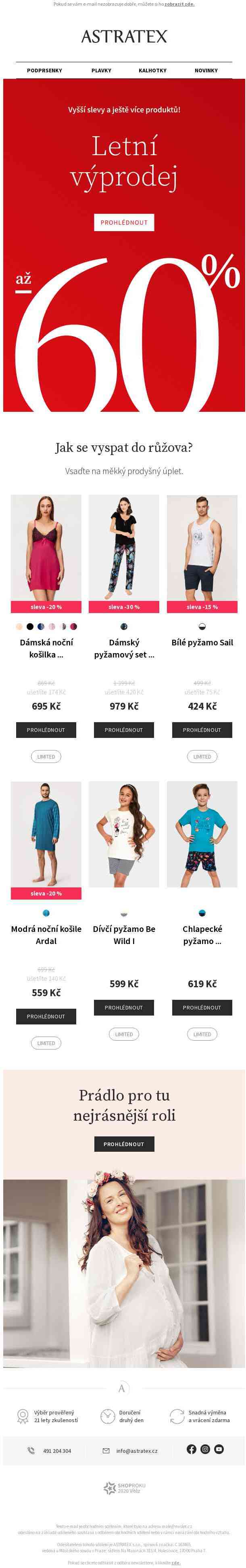 Až −60 %! 🌻 Vyšší slevy a ještě více produktů v letním výprodeji!