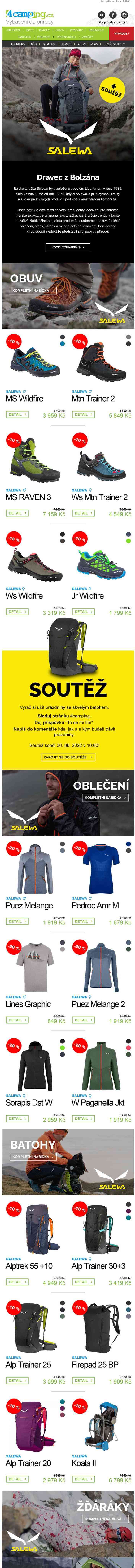 ➡ Salewa - dravec z Bolzana + SOUTĚŽ