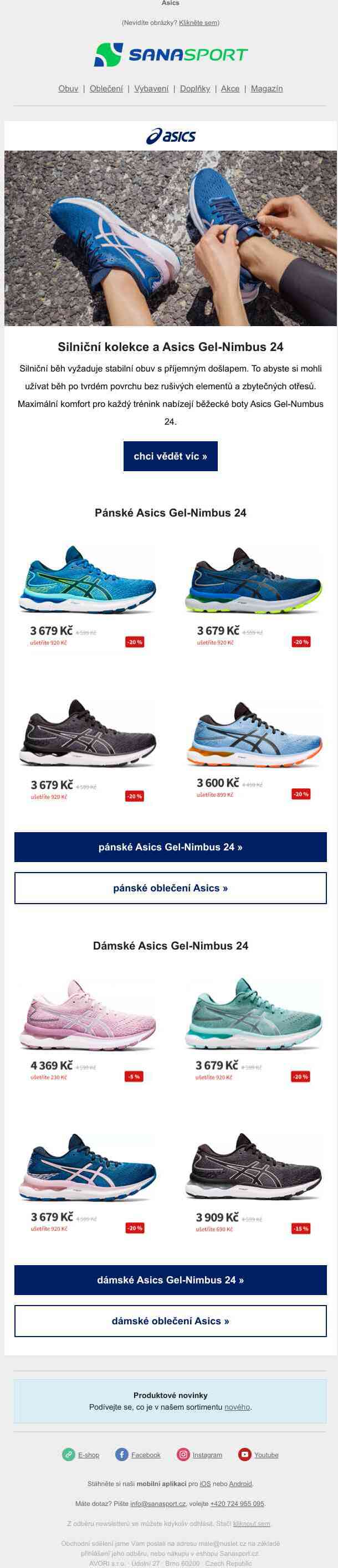 Asics Gel-Nimbus 24 je vynikající bota pro silniční běh