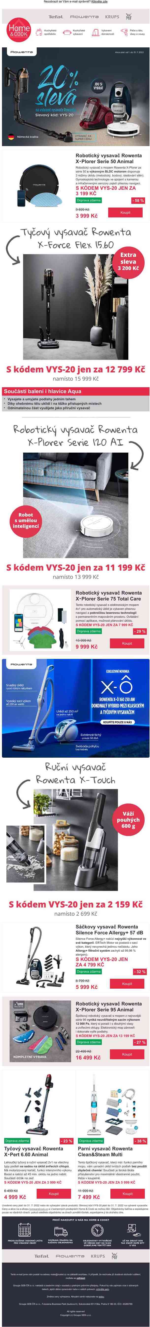 Robotický vysavač za 3 199 Kč místo 9 599 Kč