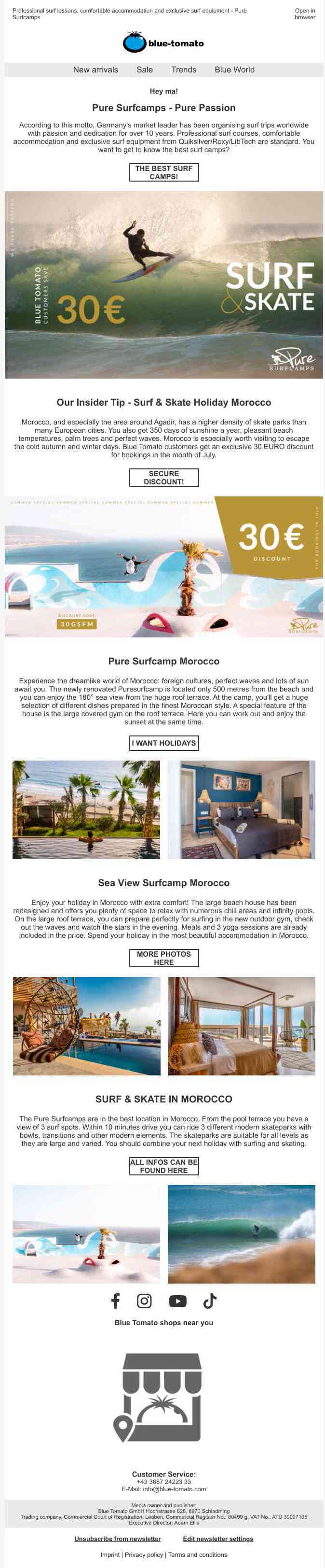 Surf & Skate Holiday in Morocco?