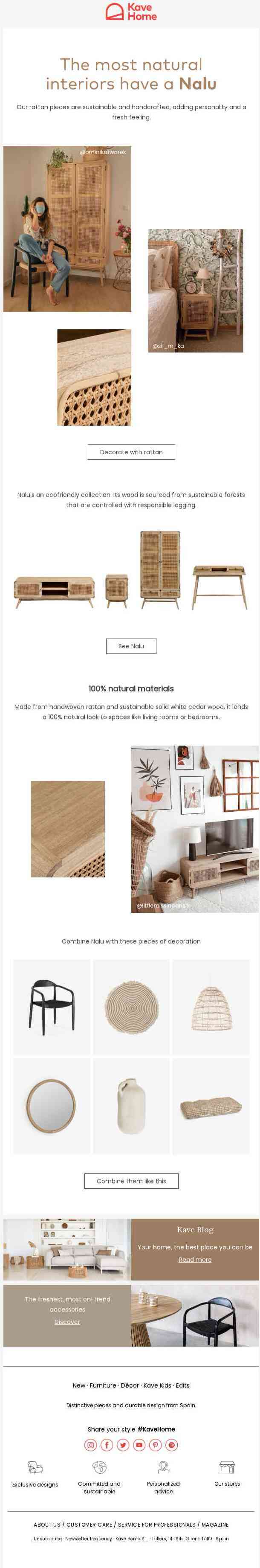 Decorating with rattan