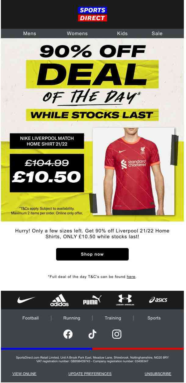 LIMITED SIZES ⚠️ 90% off Liverpool 21/22 Shirts