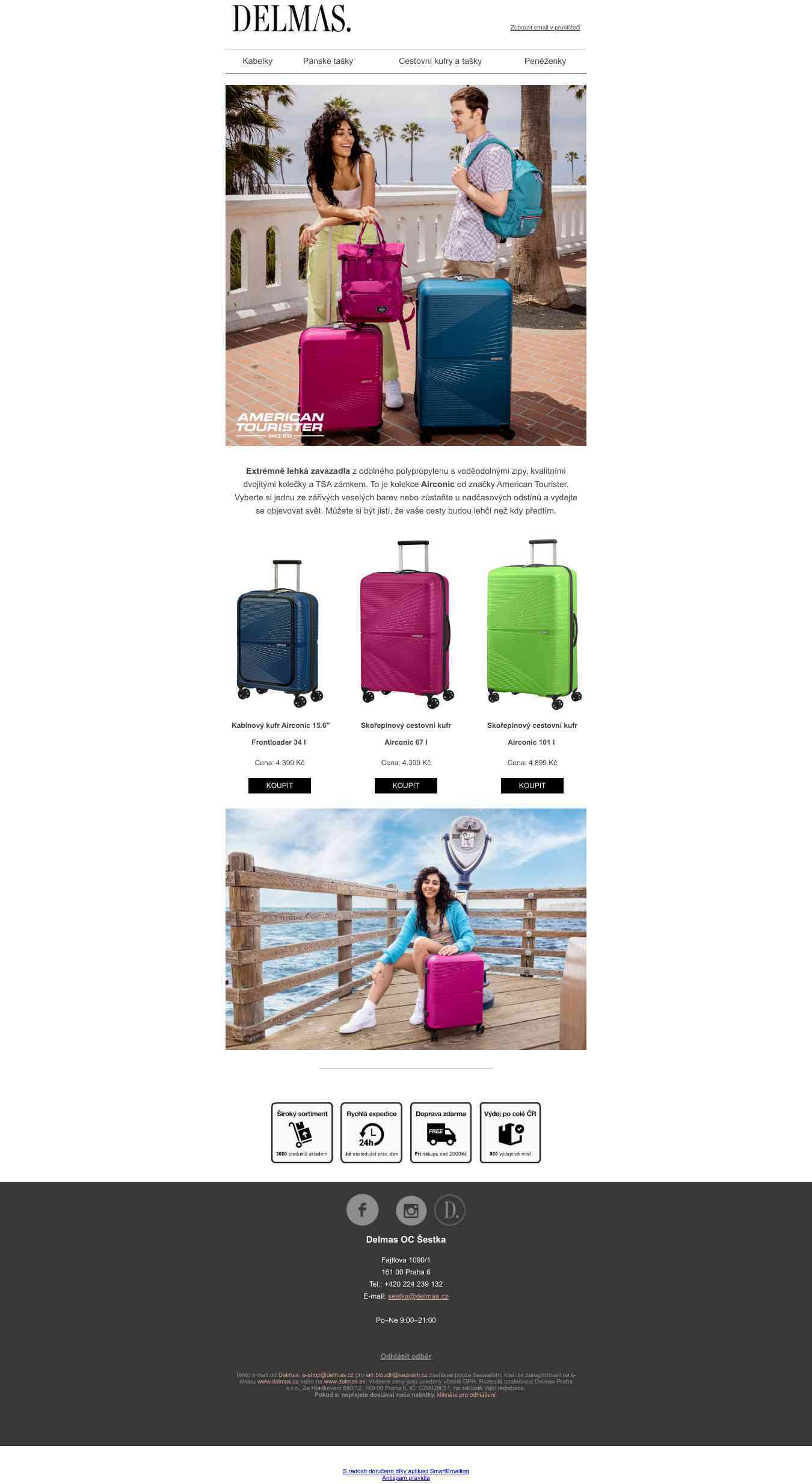 American Tourister Airconic | Nejlehčí skořepinová kolekce ⚖