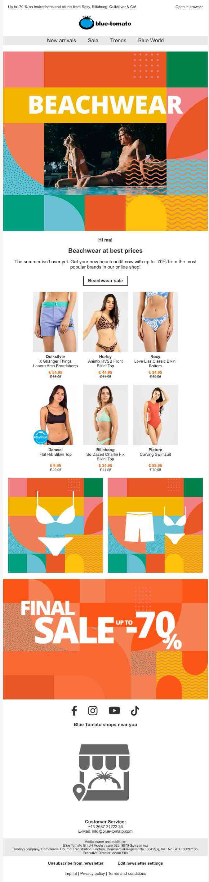 SUMMER SALE ☀ BEACHWEAR