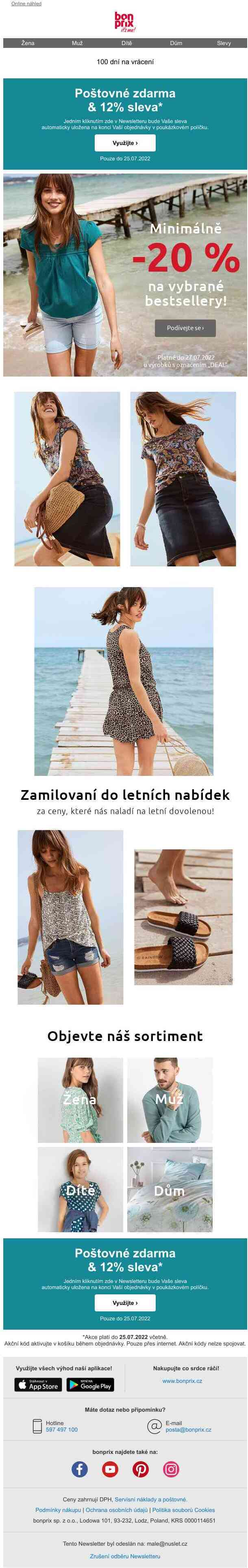 Min. -20 % na bestsellery + 12% sleva + poštovné zdarma