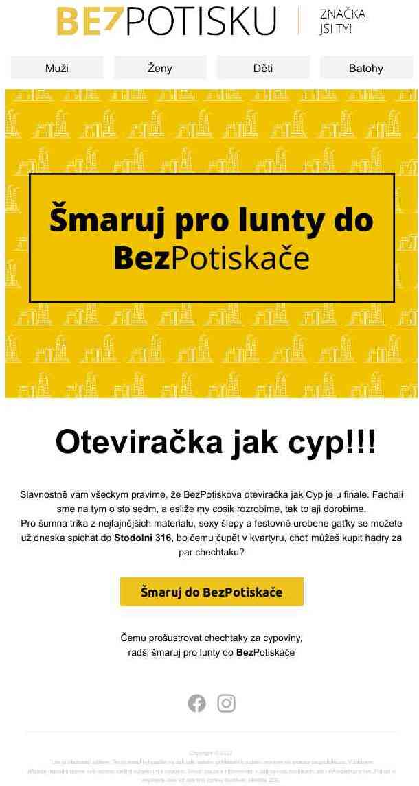 3,2,1… Ostrava je uplně BezPotisku