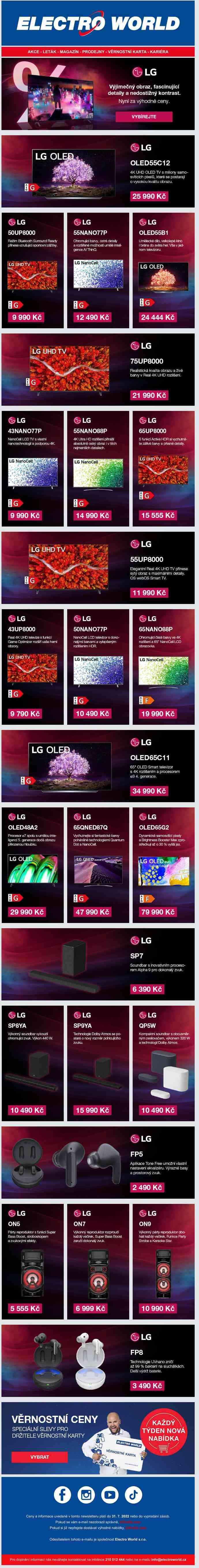 Televize a audio LG za akční ceny. Objevte dokonalé barvy a zvuk