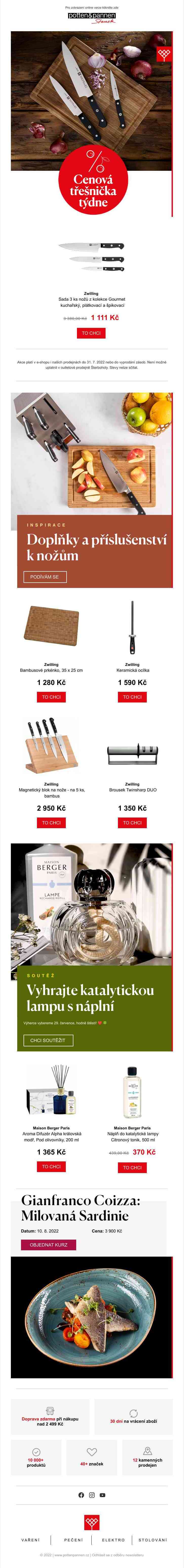 Zwilling sada nožů Gourmet  za 1 111 Kč!