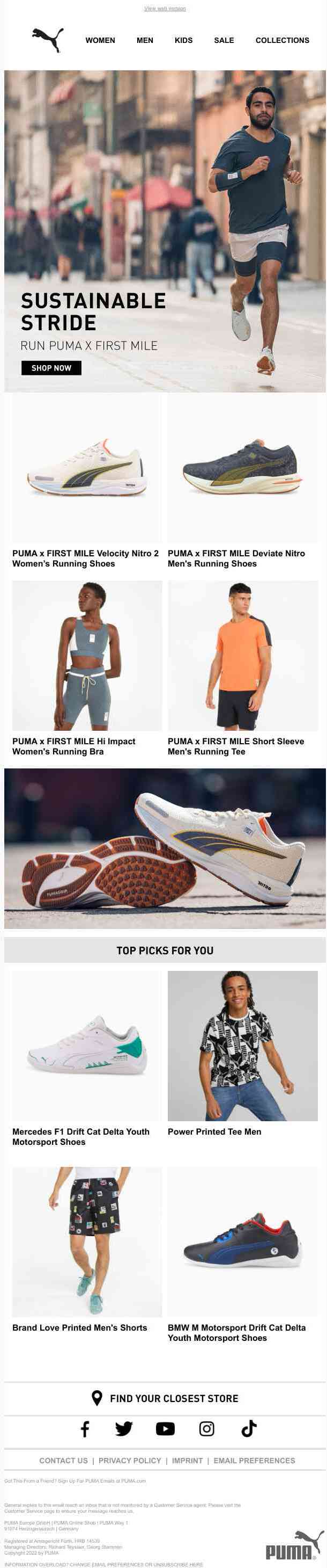 Run PUMA x First Mile