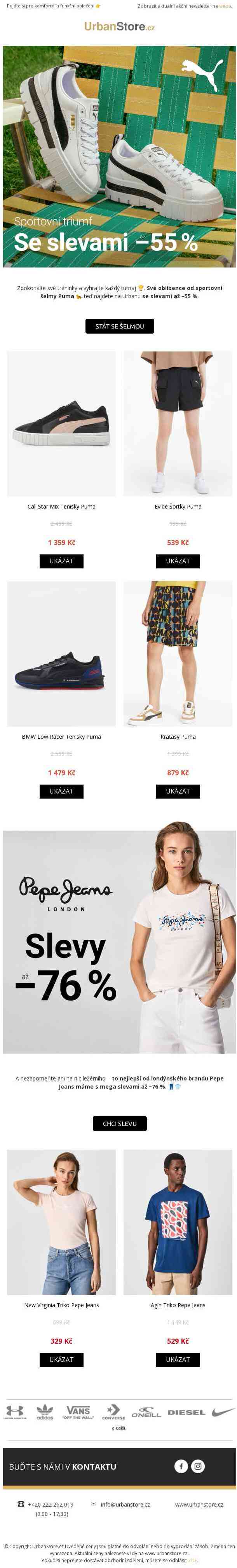 Puma ⇨ slevy až −55 %