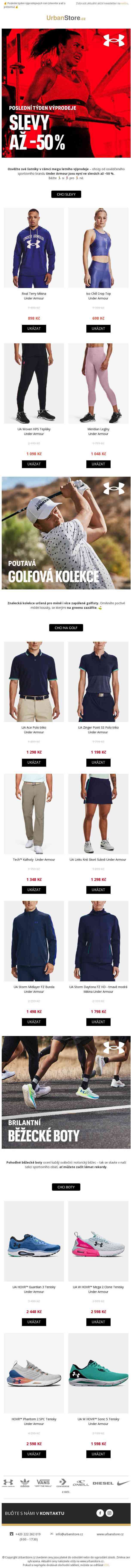 Osvědčený Under Armour za pakatel →