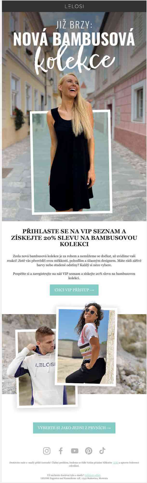 Získejte 20% slevu na bambusovou kolekci