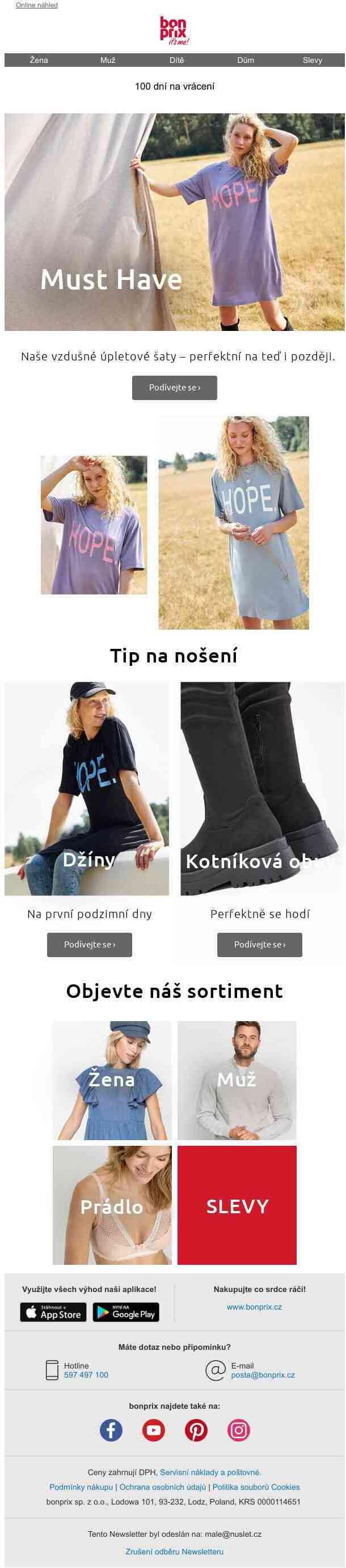 Must Have: naše úpletové šaty na podzim.