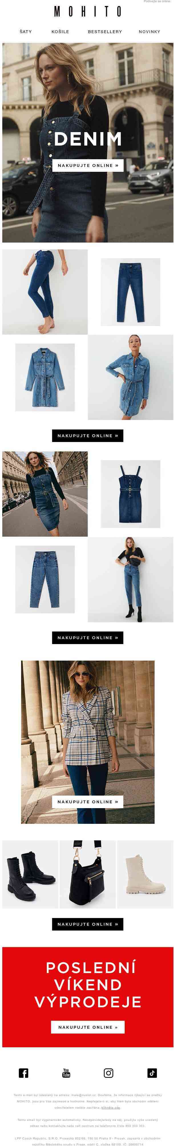 CHOOSE DENIM | Poslední víkend výprodeje – ulovte si ty nejlepší nabídky!