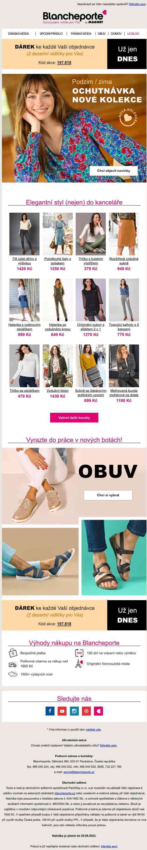 Zpátky do práce! → Business móda právě online