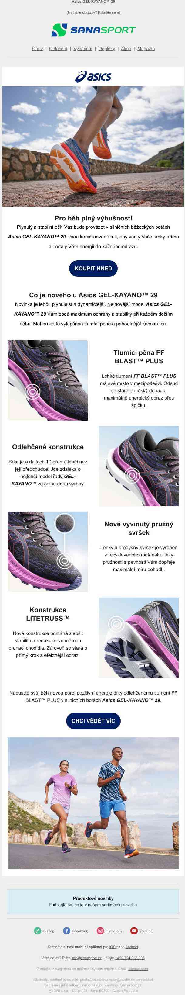 Viděli jste nejnovější Asics GEL-KAYANO™ 29?