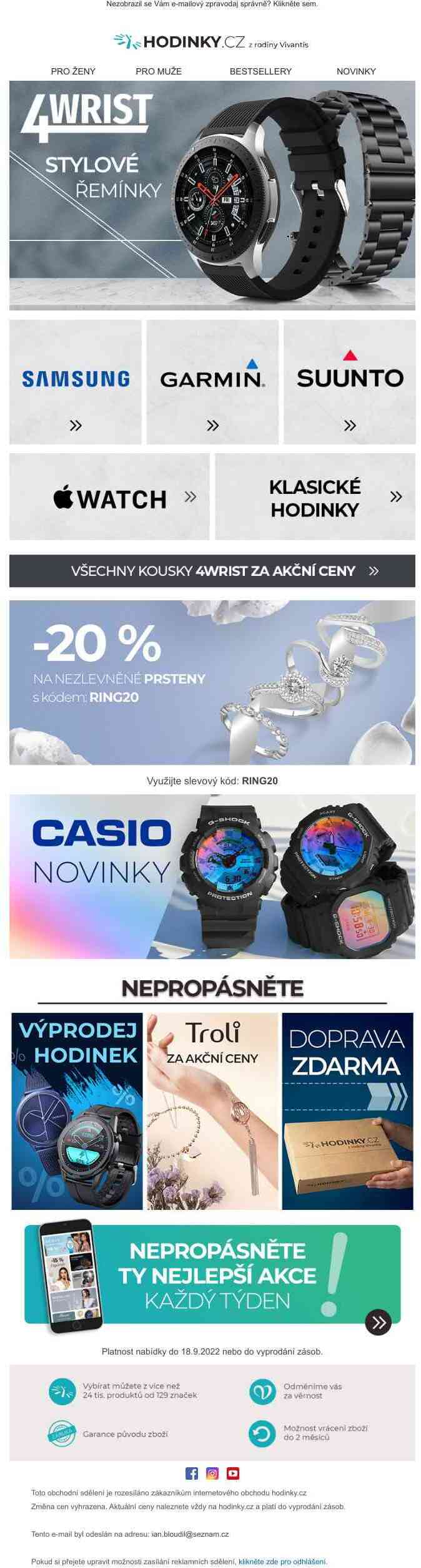 Řemínky 4wrist za úžasné ceny ♥ Kousky pro všechna vaše já