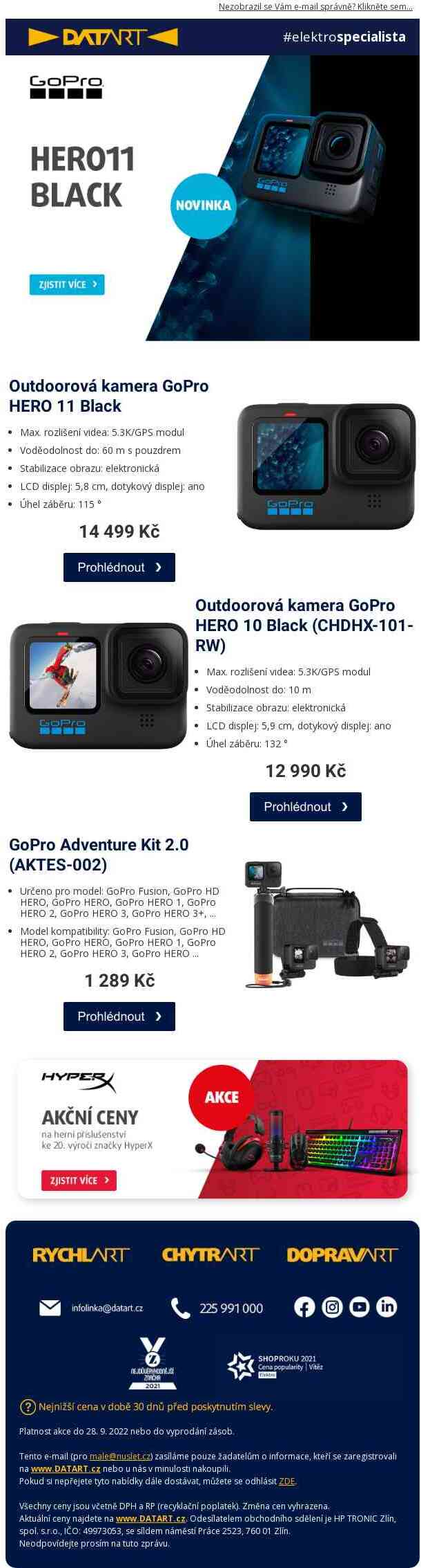 Nejnovější mezi superhrdiny – GoPro HERO11 Black!