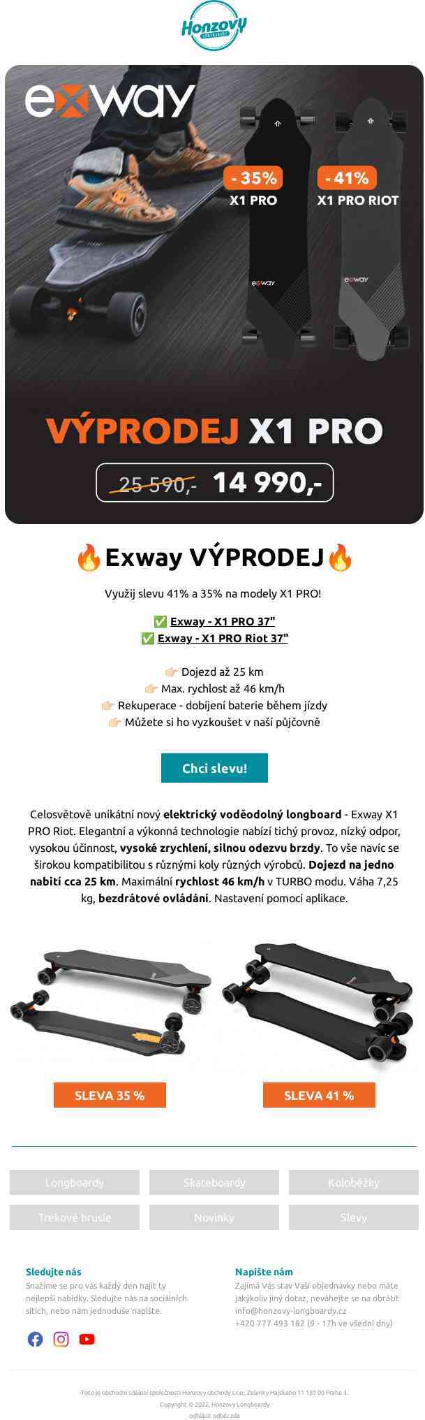 🔥Exway VÝPRODEJ🔥