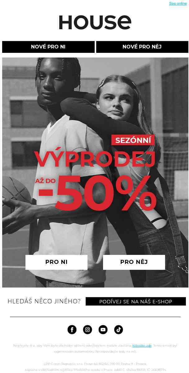 MID SEASON SALE začíná! 📢