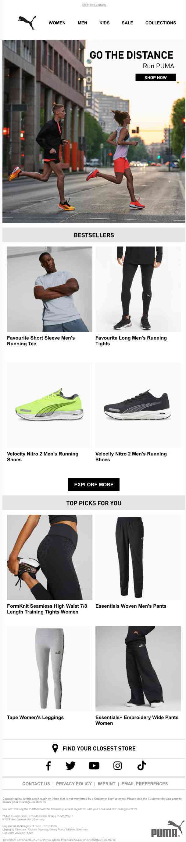 Run Forever Faster with PUMA