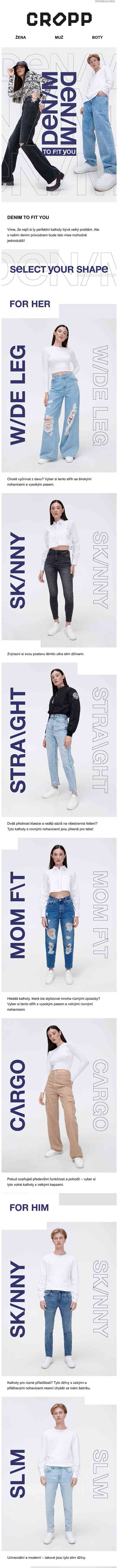 DENIM TO FIT YOU 👖 DŽÍNY: které ti sedí?