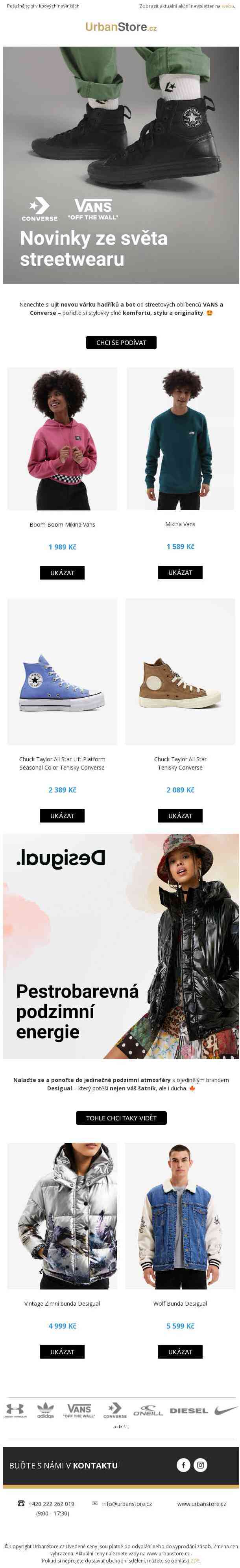 Nová várka VANS a Converse ➡️➡️