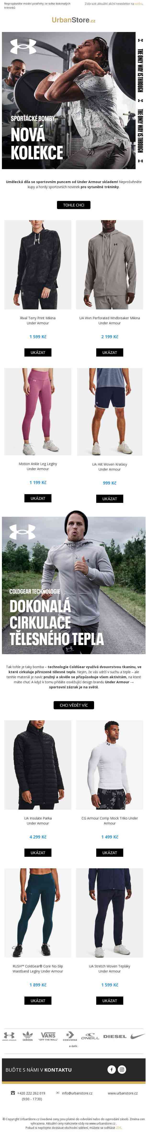 Novinky od Under Armour | Sporťácké bomby 💣