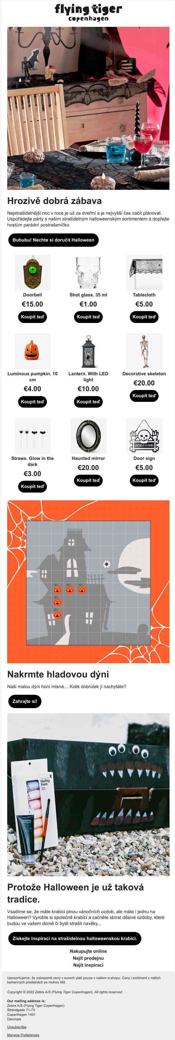 Uspořádejte halloweenskou párty