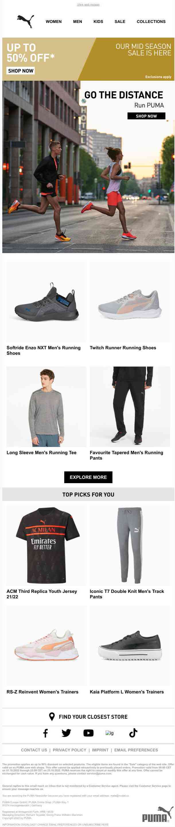 Up to 5️⃣0️⃣% Off* Our Hottest Running Styles