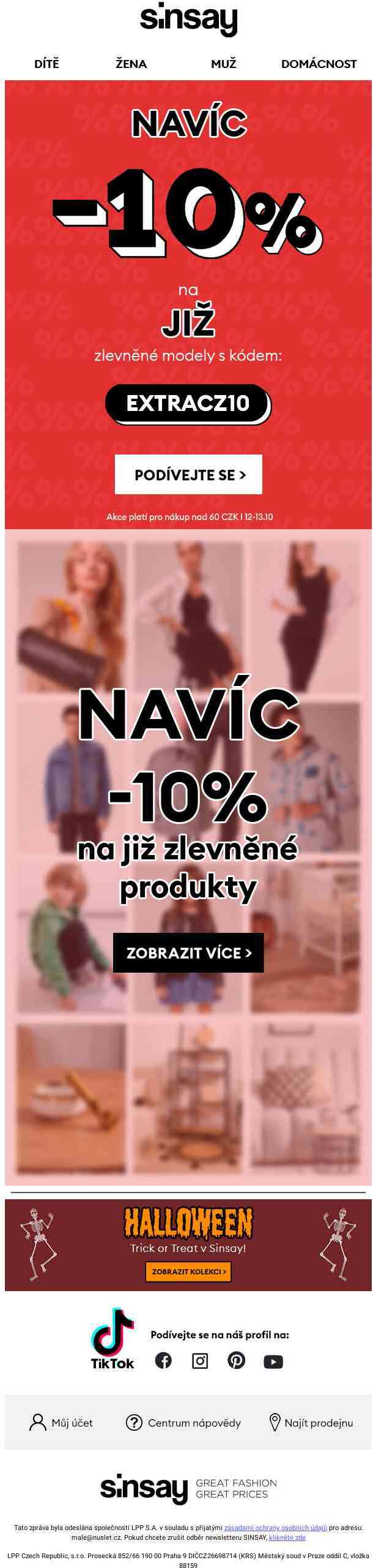 Navíc -10% 🔥