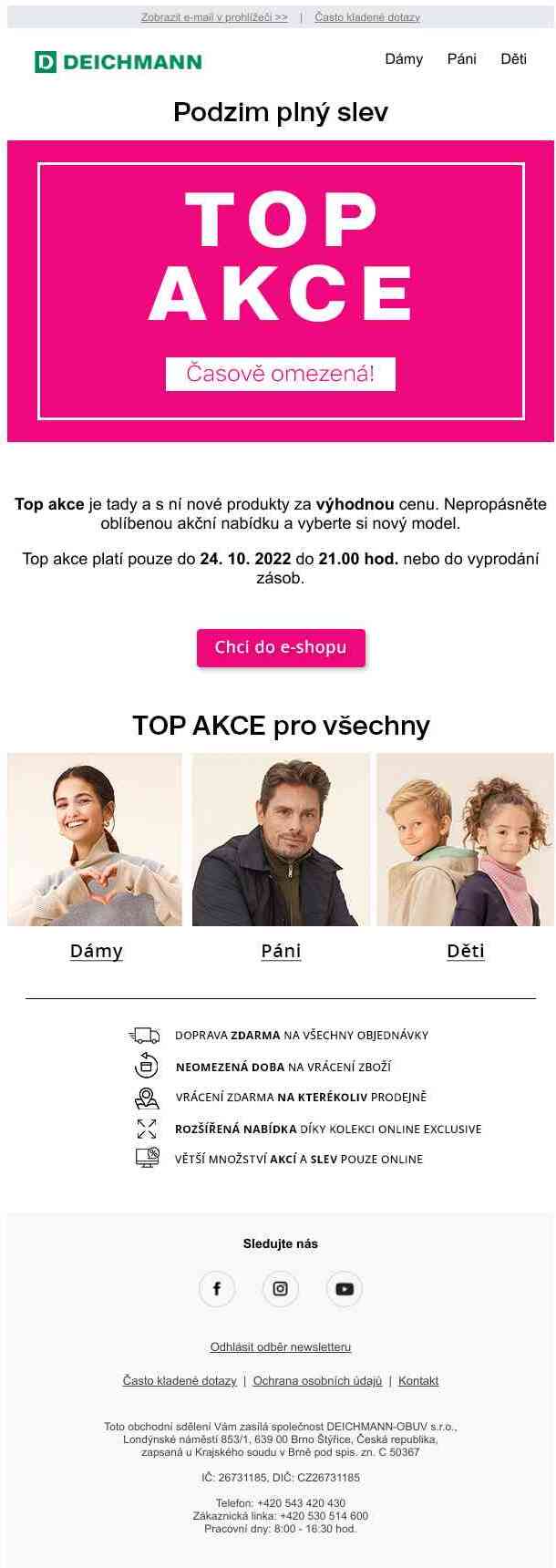 Top akce — nyní na e-shopu!