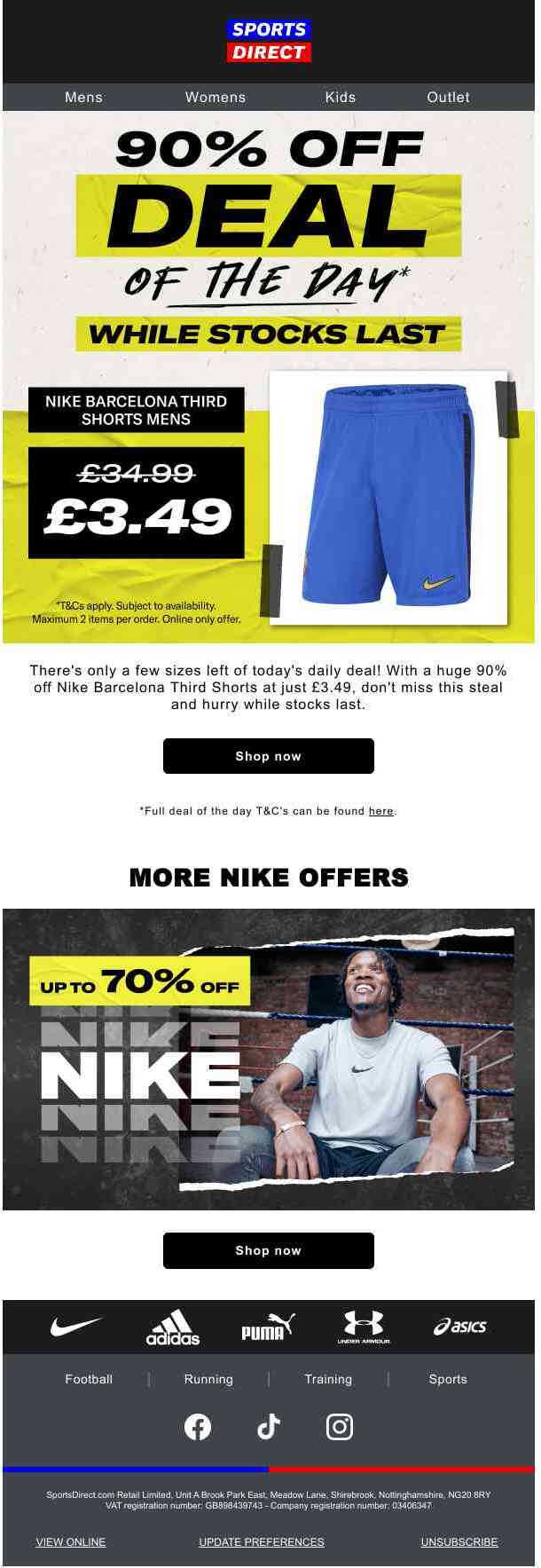GOING FAST! ⏰ £3.49 Nike Shorts