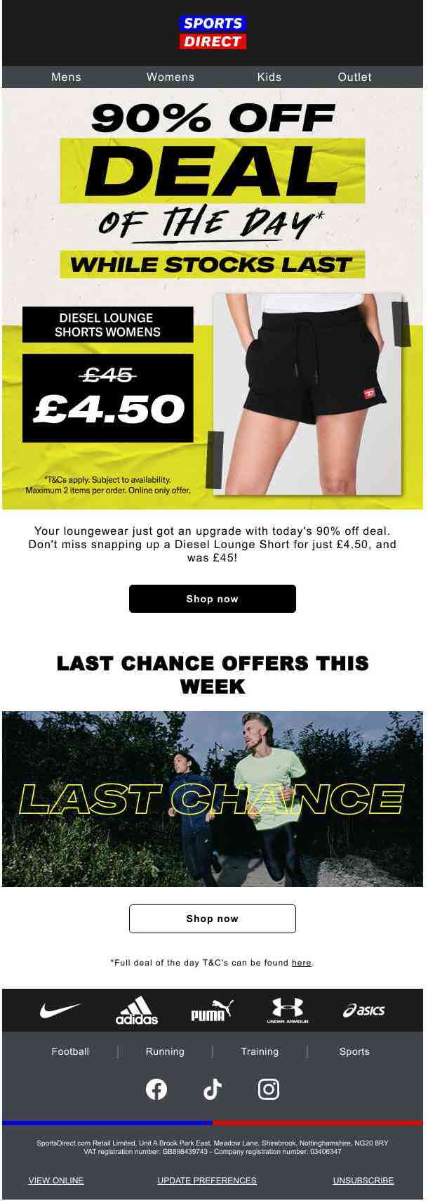 DIESEL: 90% off loungewear deal ⚡