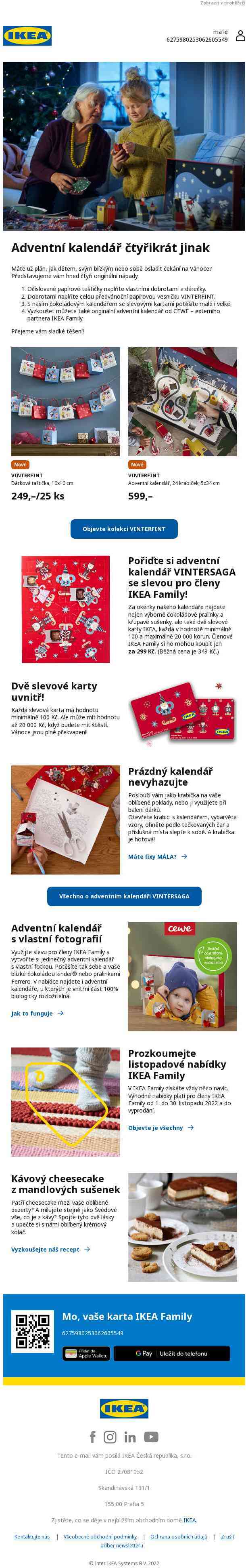 4 tipy na adventní kalendář, Mo!