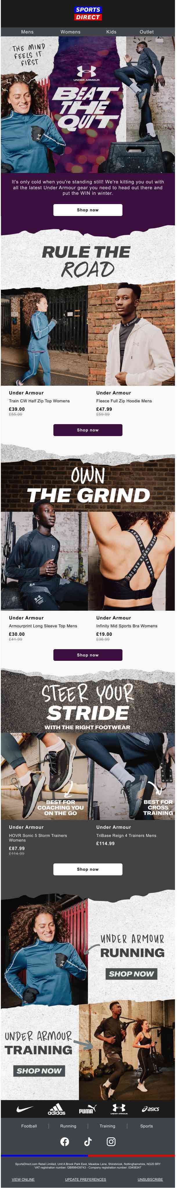 Beat the Quit with Under Armour