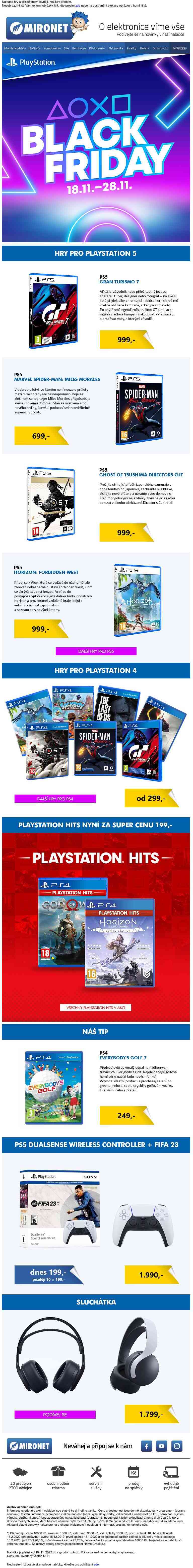 Black Friday s PlayStationem je tu