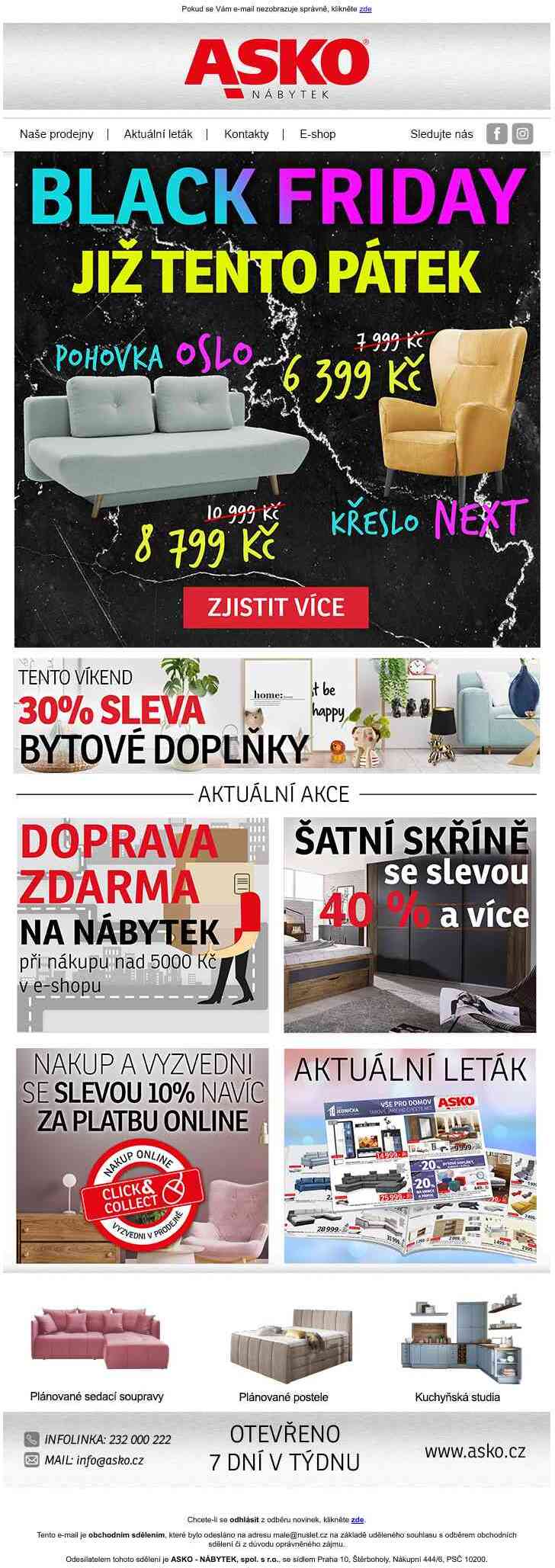 🤗 Blíží se BLACK FRIDAY! Čekají na Vás skvělé ceny