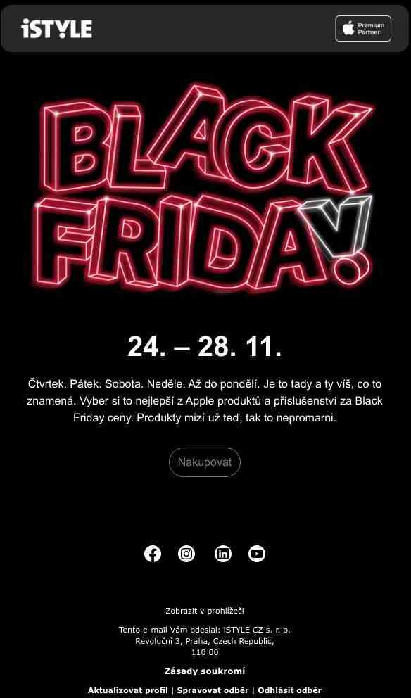 Black Friday je tady