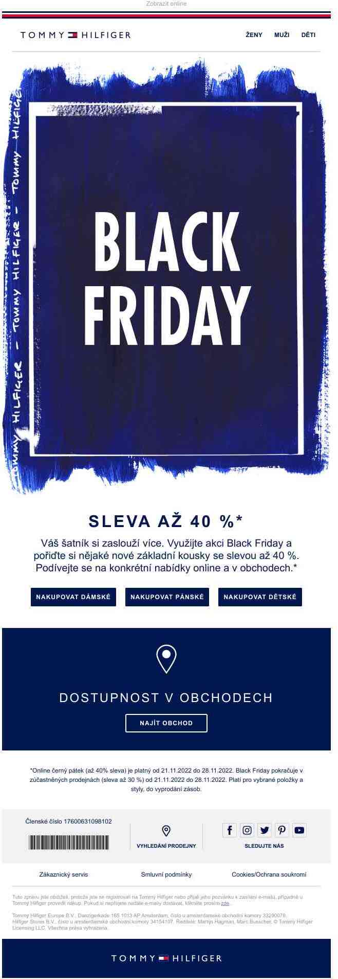 Sleva až 40 % : Dnes začíná Black Friday