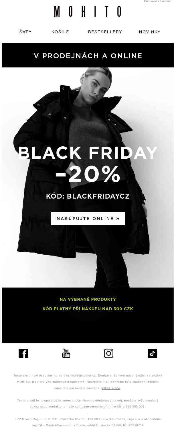 BLACK FRIDAY - ulovte si -20% na vybrané produkty❗